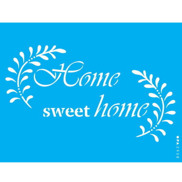 Stencil Opa 15x20  Home Sweet Home