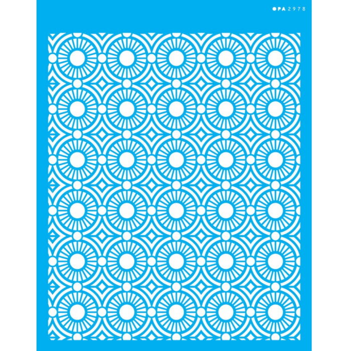 Stencil Opa 20X25 Vitral II