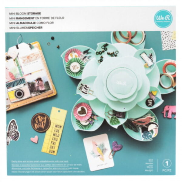 Caixa Arrumação Verde Pequena (305x305x102mm aberta)