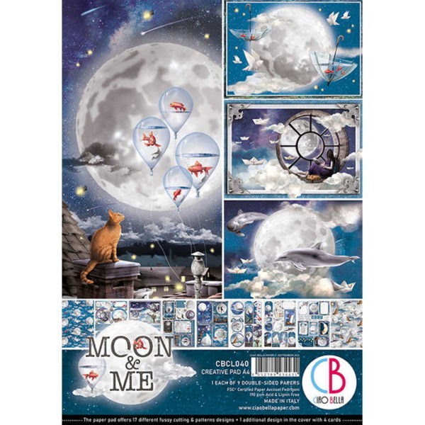 Creative Pad Moon & Me A-4 9fls.