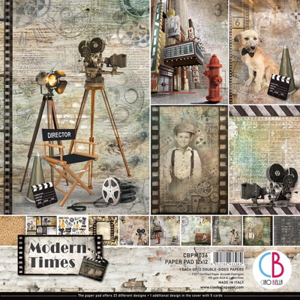 Paper Pad Modern Times 305x305mm 12fls.