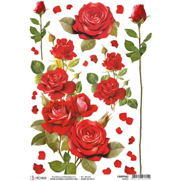 Papel Arroz Pasion A-4