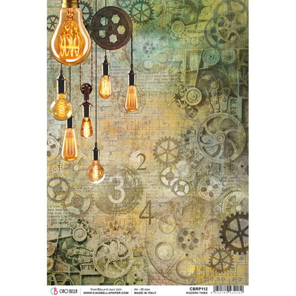 Papel Arroz Modern Times A-4