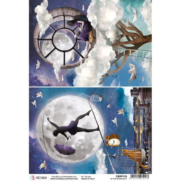 Papel Arroz In The Moonlight A-4