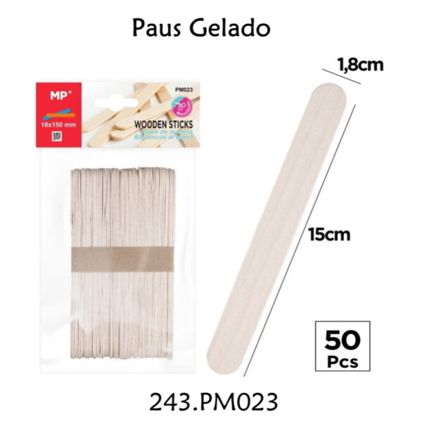 Paus Gelado 18x150mm 50un.