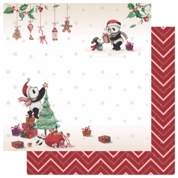 Papel Scrap Pinheiro Natal 2  305x305mm