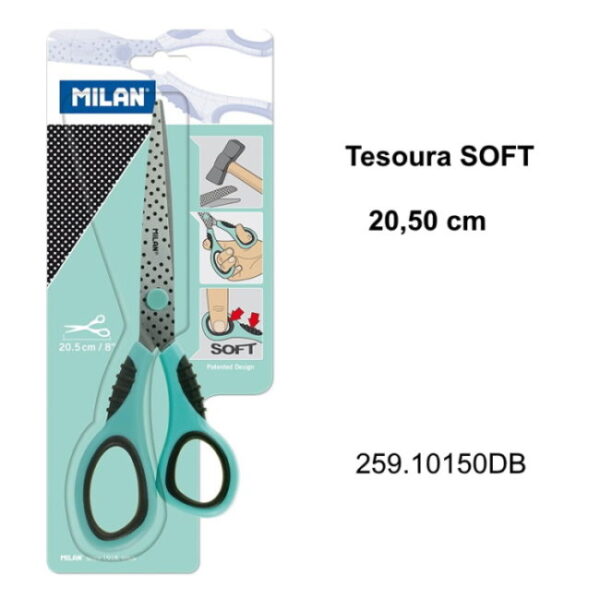 Tesoura Soft Milan 205mm