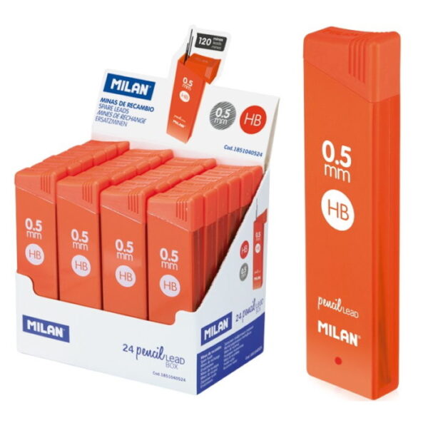 Minas Milan 0.5mm 24 Tubos x120 Minas