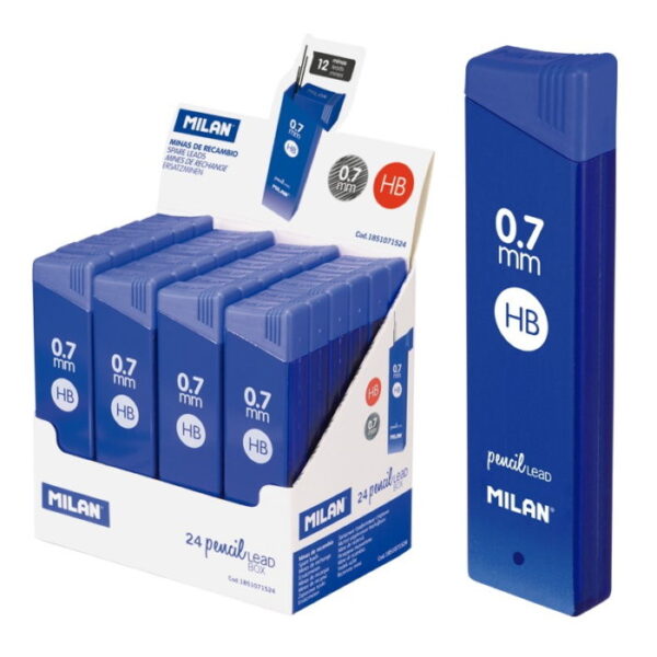 Minas Milan 0.7mm 24 Tubos x12 Minas