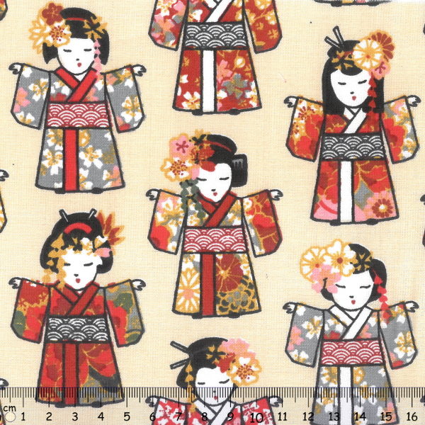 Tecido Algodão Gheishas 1,60Mts.