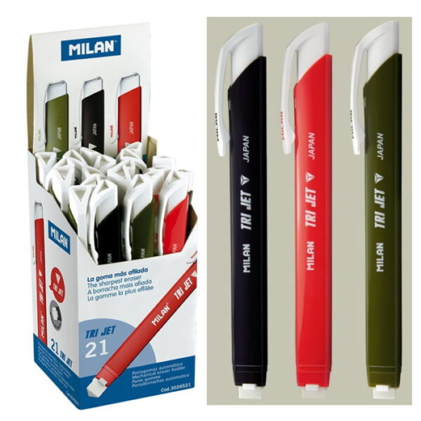 Porta Borrachas Triangulares Milan Cx. 21un.
