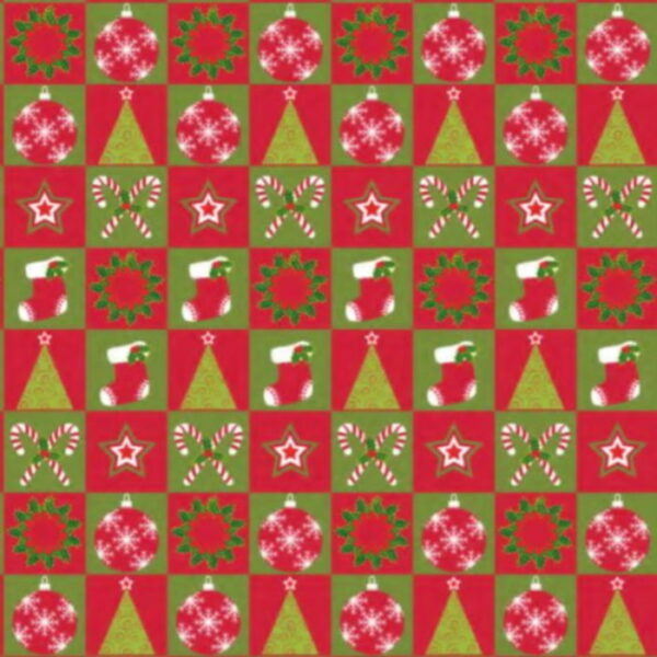 Papel de Embrulho de Natal 25un.