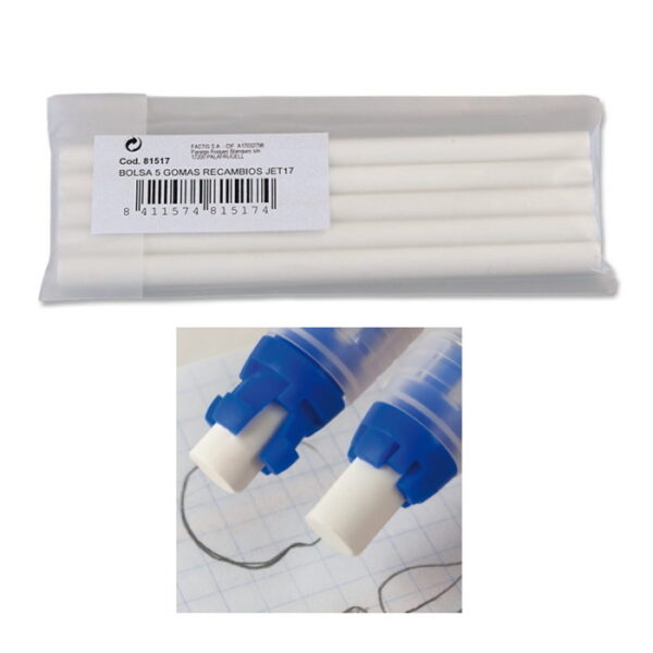Borrachas Recarga Jet 17 Milan 5un.