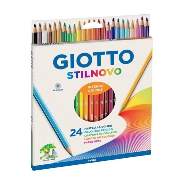 Lápis Cor Giotto Stilnovo Pastel 24un.