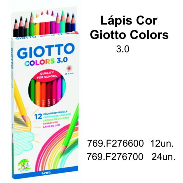 Lápis Cor Giotto Colors 3.0