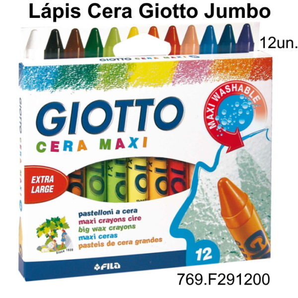 Lápis Cera Jumbo Giotto