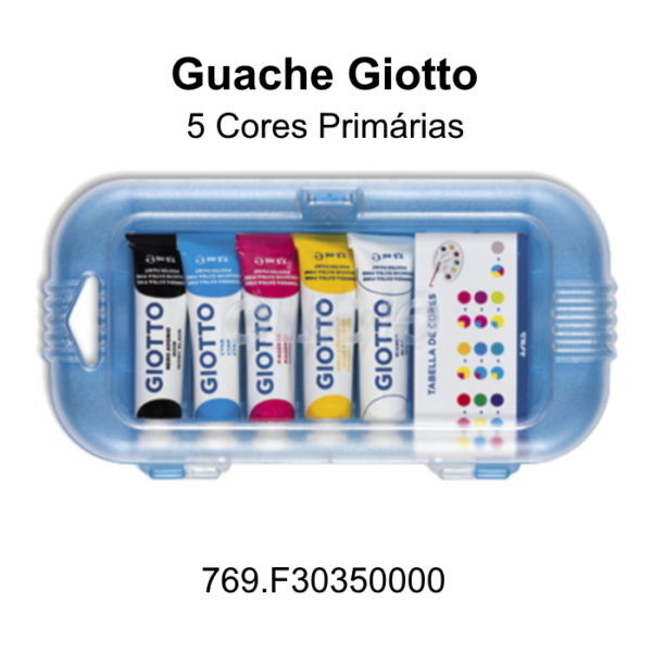 Guache Giotto  c/ 5 Cores x 7,5ml