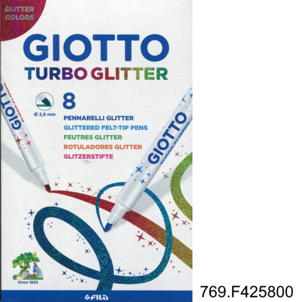 Marcador Turbo Glitter Giotto