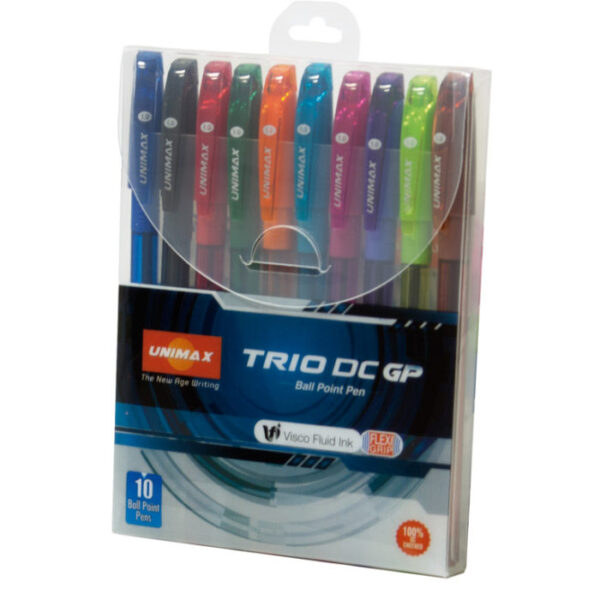 Esferográfica Unimax Trio 10 Cores