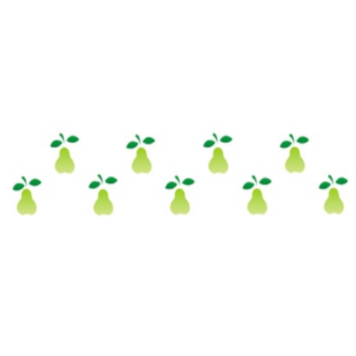 Stencil Opa 10x30 Peras