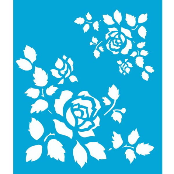 Stencil Opa 15x20  Rosas