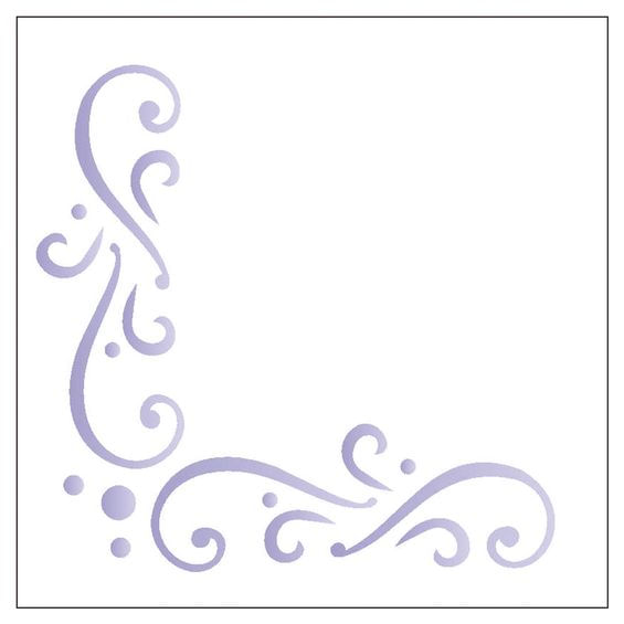 Stencil Opa 14x14 Arabesco