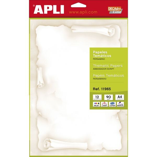 Pergaminho A4 90gr. 20fls.