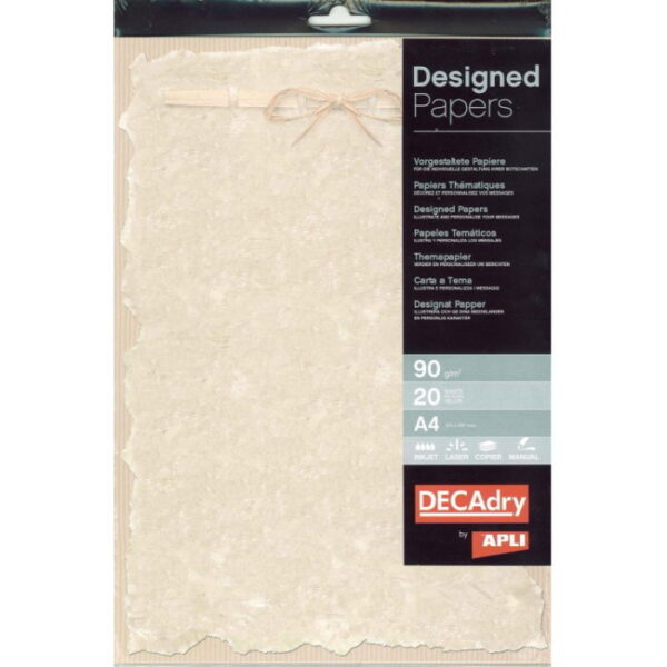 Pergaminho Moderno A4 90gr. Apli 20fls.