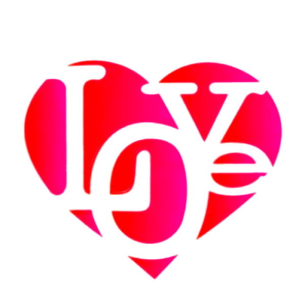 Stencil Opa 10x10 Love