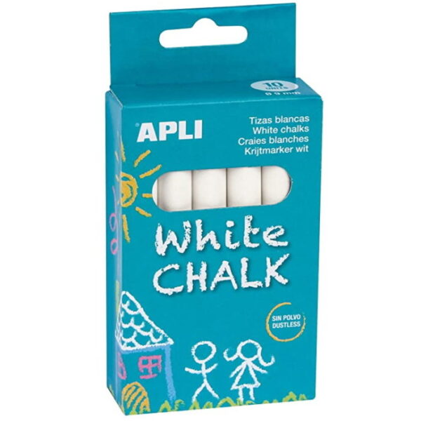 Giz Branco Apli 10un.