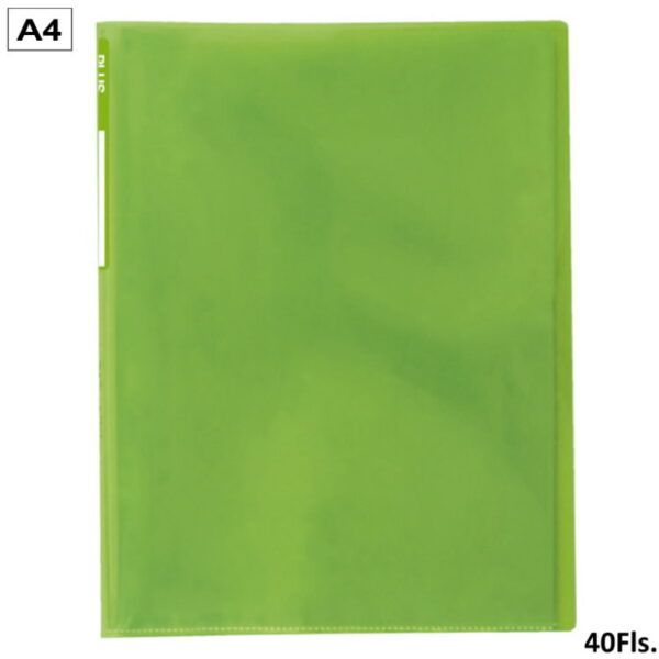 Pasta Catálogo Plus A4 c/40 Bolsas