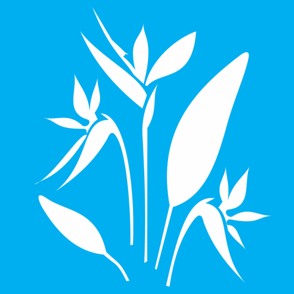 Stencil Opa 30.5x30.5 Floral