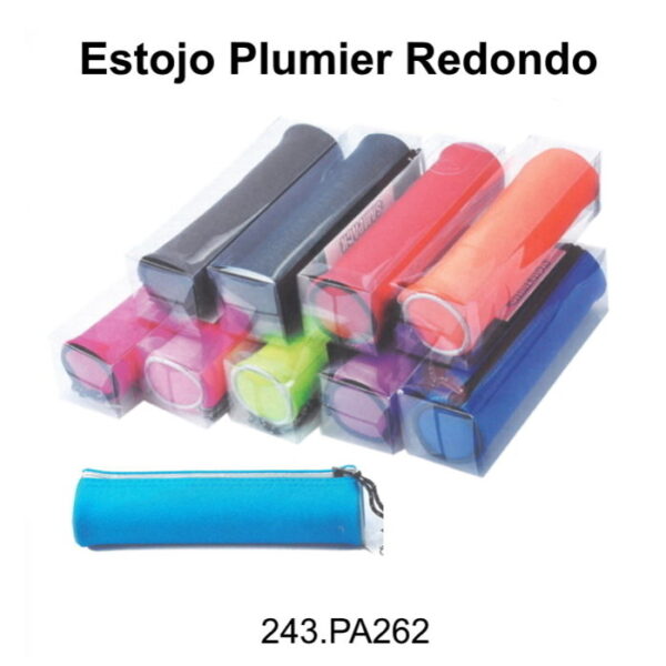 Estojo Redondo Plumier 195x50x50mm