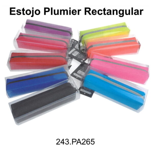 Estojo Rectangular Plumier 220x47x50mm
