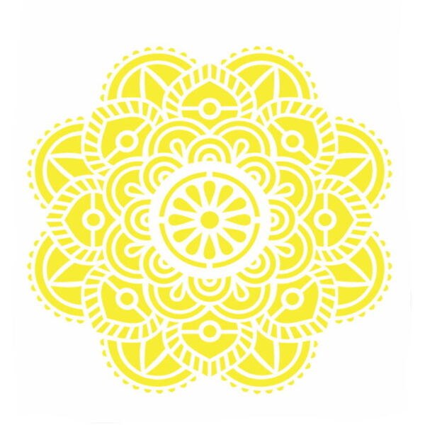 Stencil Opa 20X25 Flor Vitral