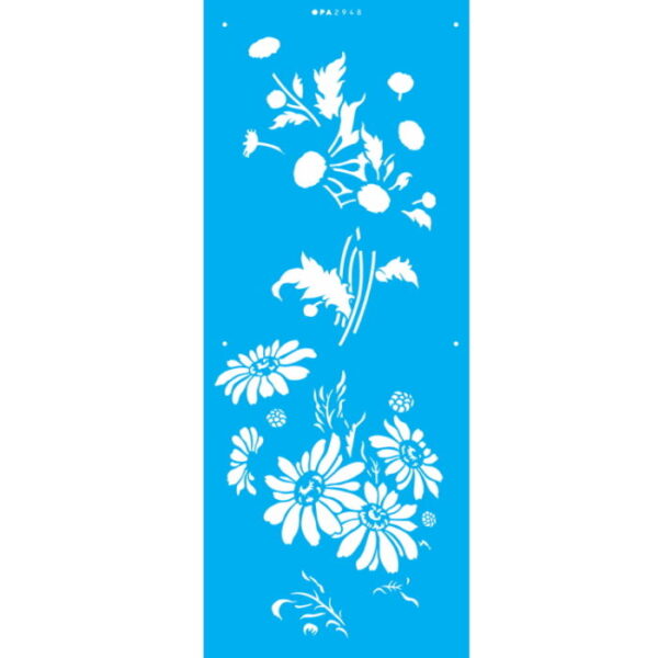 Stencil Opa 17x42 Margaridas