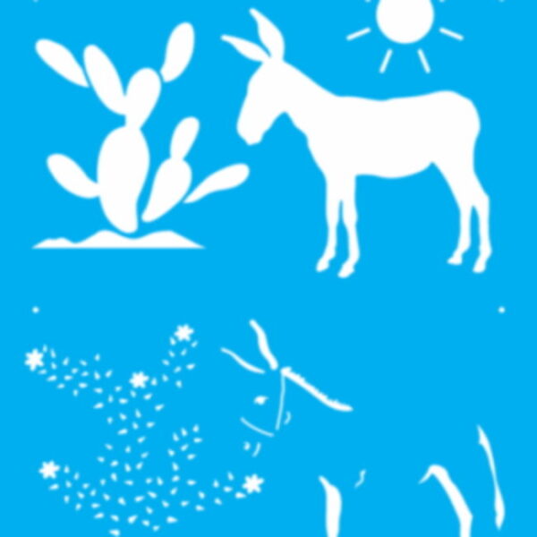 Stencil Opa 20X25 Burro