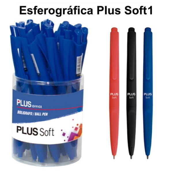 Esferográfica Plus Soft 1