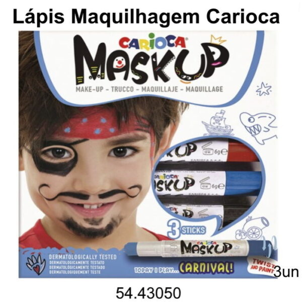 Pintura Facial Carioca 3 Cores