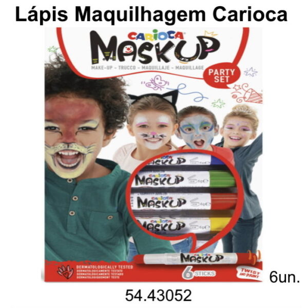 Pintura Facial Carioca 6 Cores