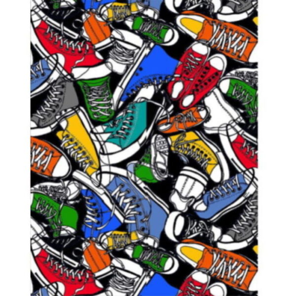 Tecido Algodão Timeless Ténis  1.10 Mts.