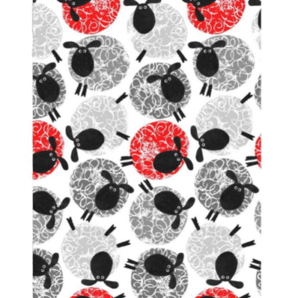 Tecido Algodão Timeless Ovelhas   1.10 Mts.