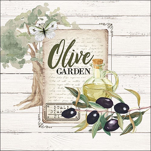 Guardanapo Olive Garden 33x33