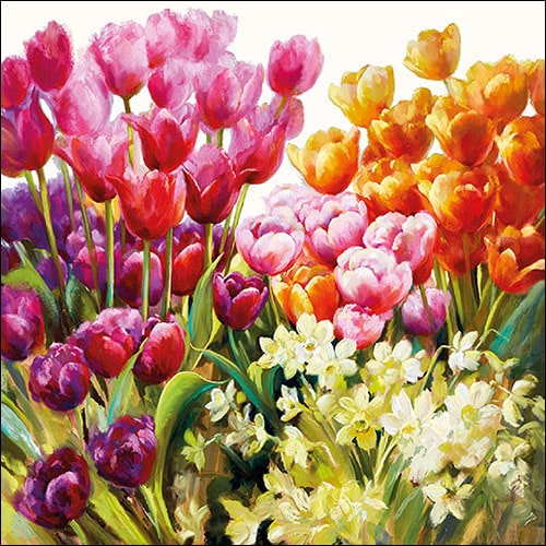Guardanapo Tulips 33x33