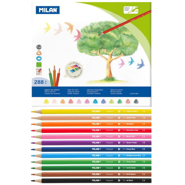 Lápis Cor Milan Cx. 288un.