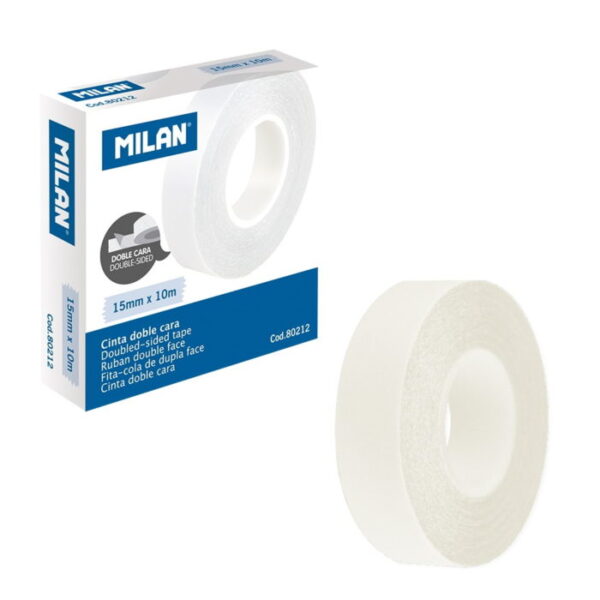 Fita Adesiva Dupla Face Milan 15mmX10Mt