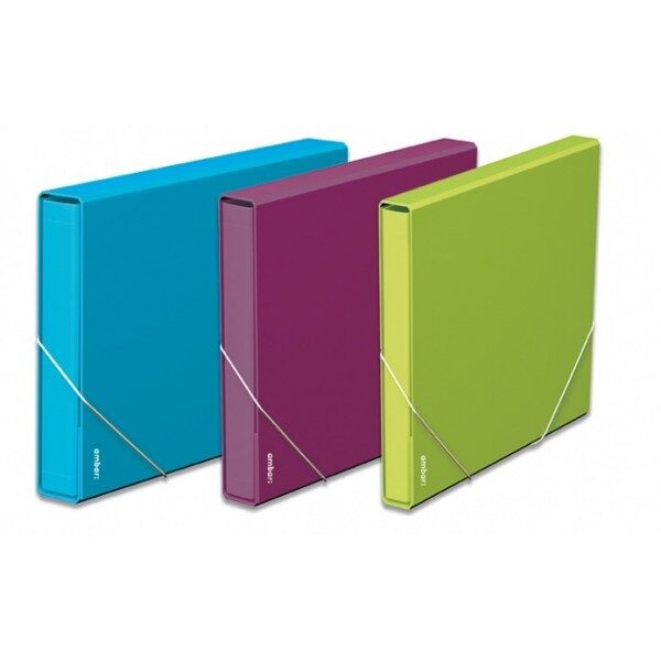 Caixa Projectos Ambar c/ Elást. 40mm Sortido