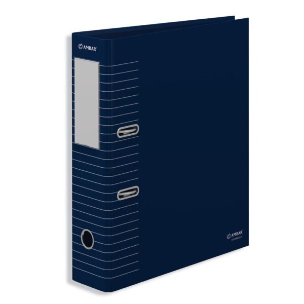Pasta Arquivo Ambar A4 Azul Lombada Larga