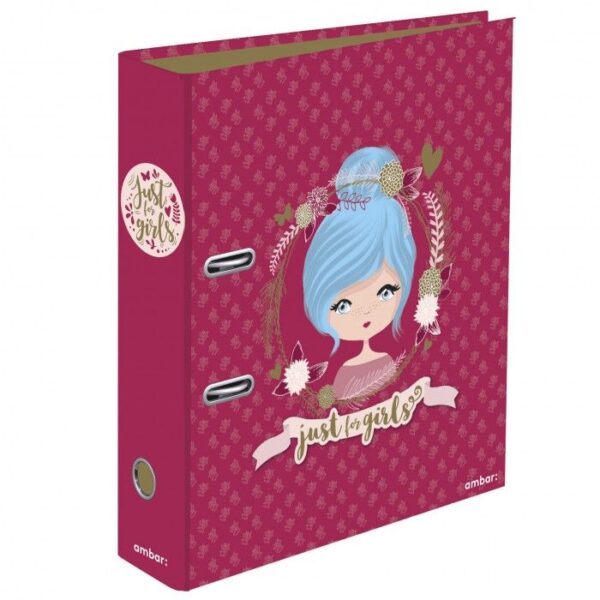 Capa Dossier Ambar A4 Just 4 Girls Lombada Larga