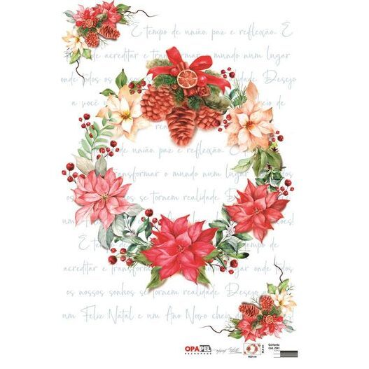 Papel Decoupage Guirlanda 30X45